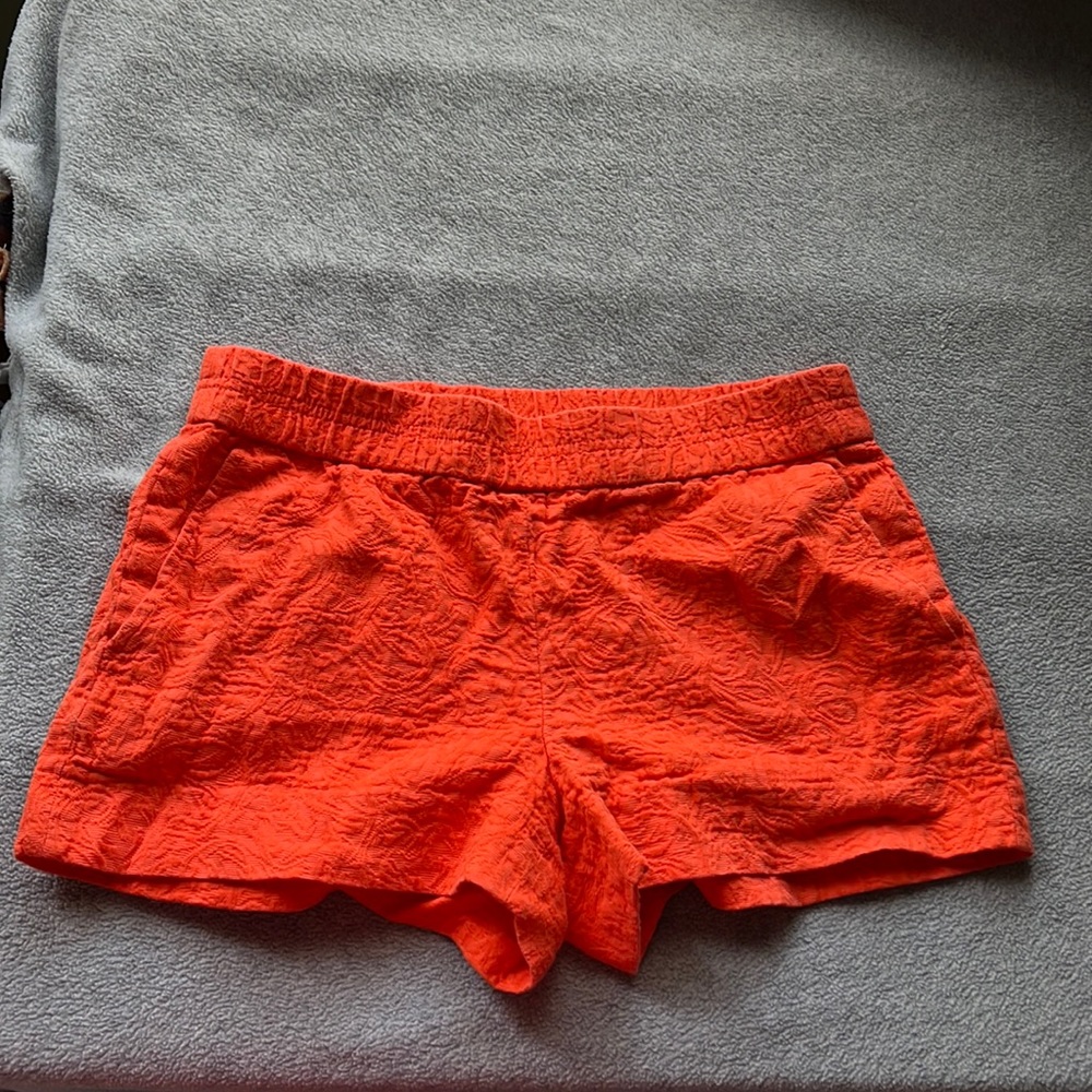 Orange J.Crew Shorts